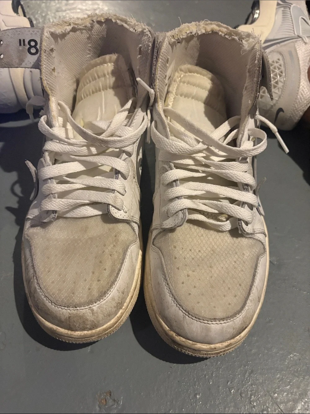 Nike White High-Top Sneakers